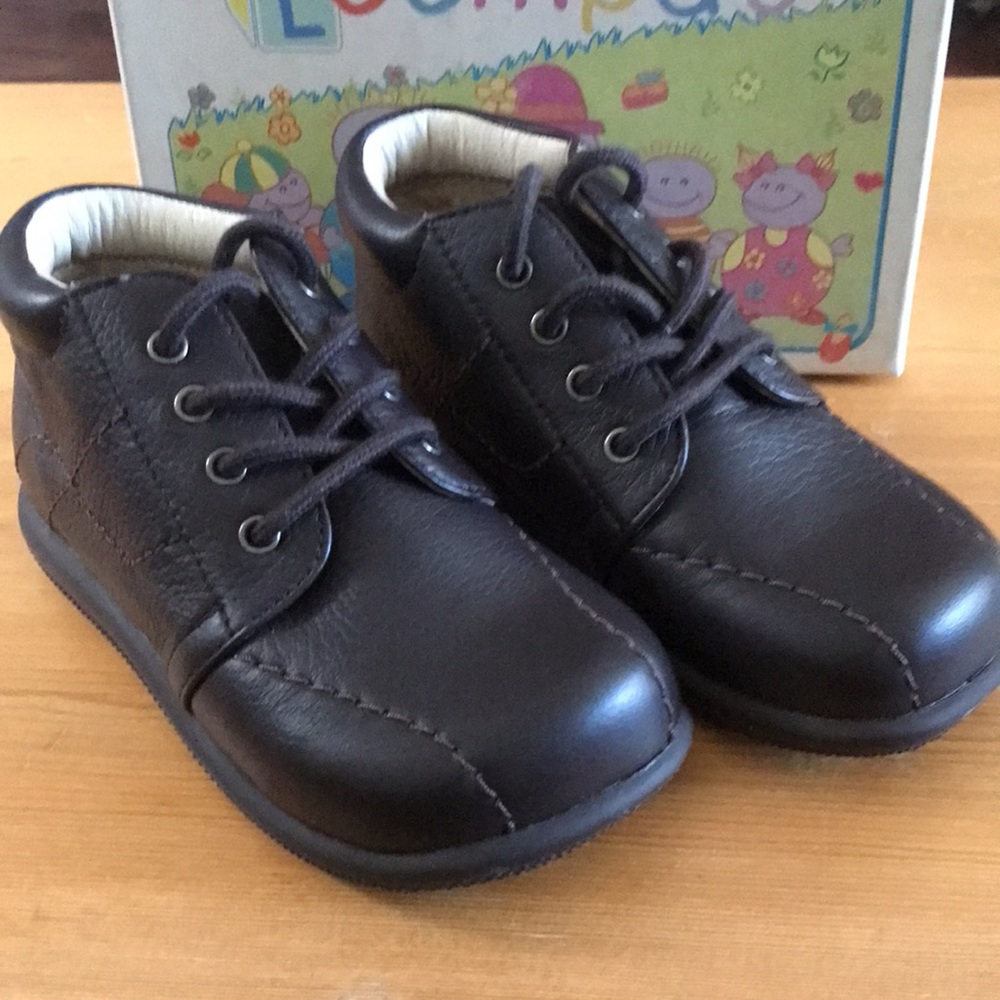 FIRM PRICE, LAST PAIR!  Toddler Brown Leather Boots, new.